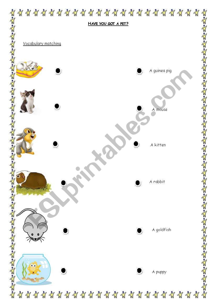 Have you got pets? worksheet