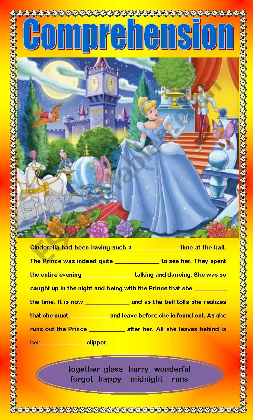 Comprehension - Times Run Out for Cinderella