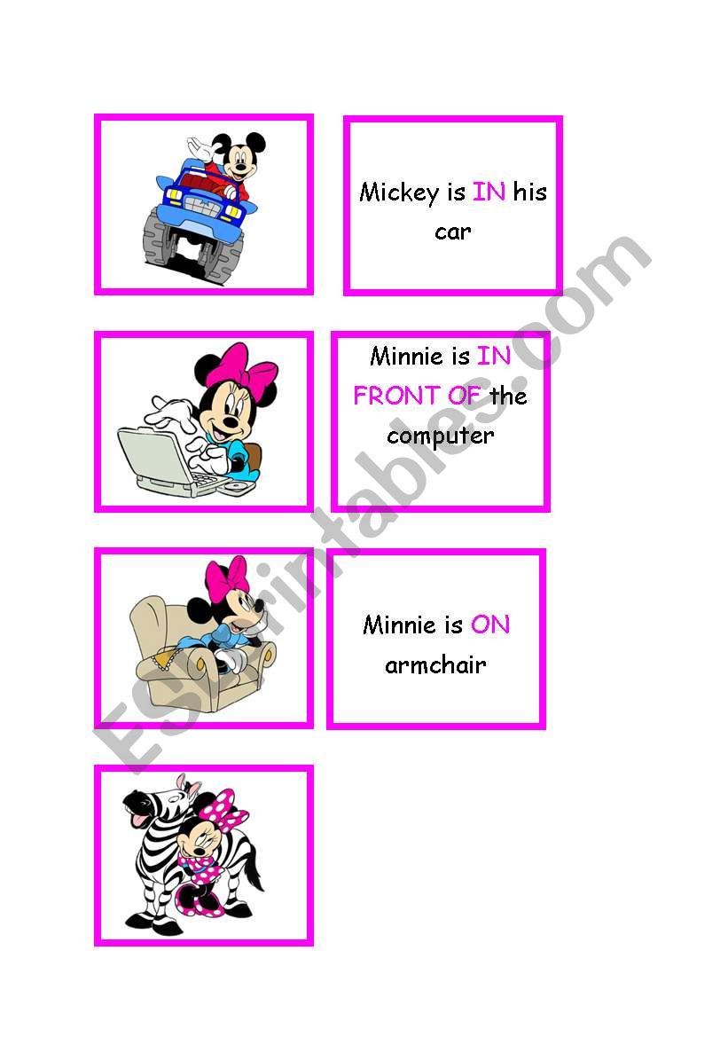 Memory Game --> Prepositions -- Part 03