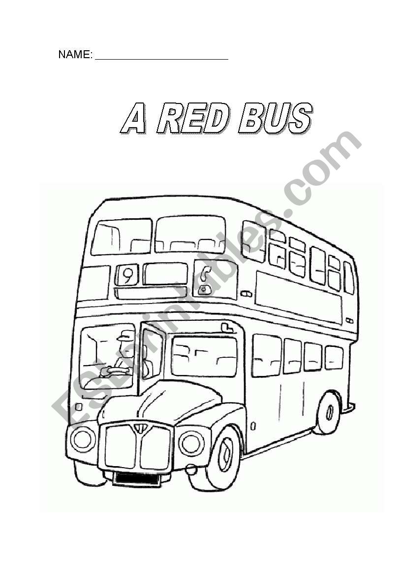 A Red Bus worksheet
