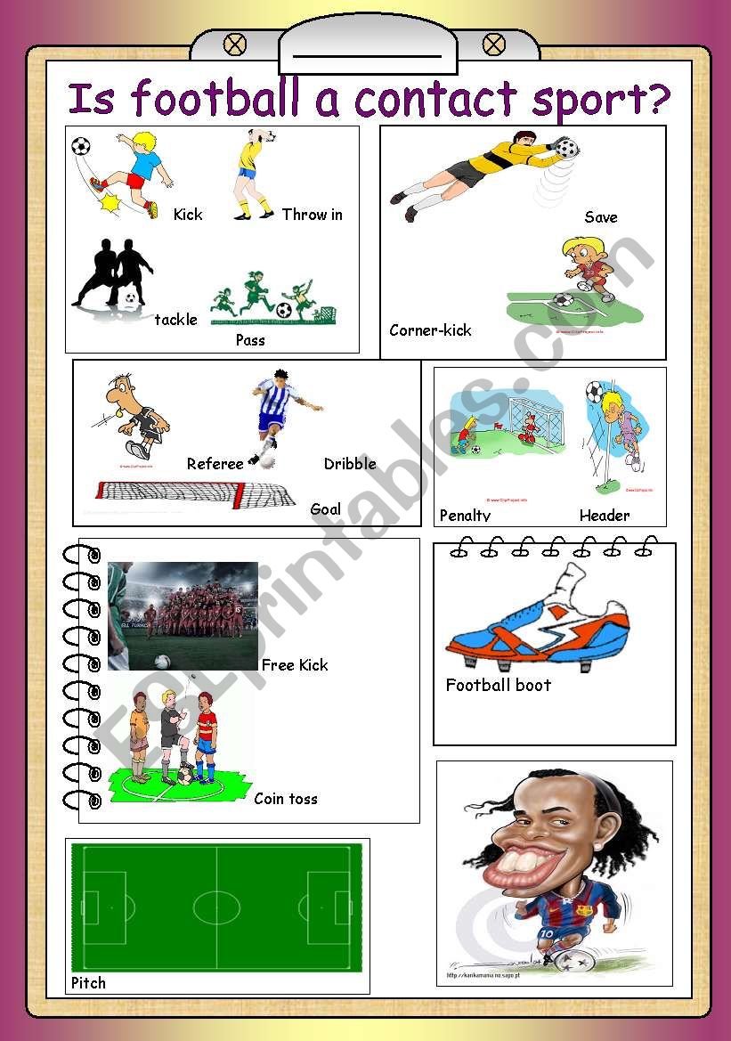 Is Football a Contact Sport? worksheet