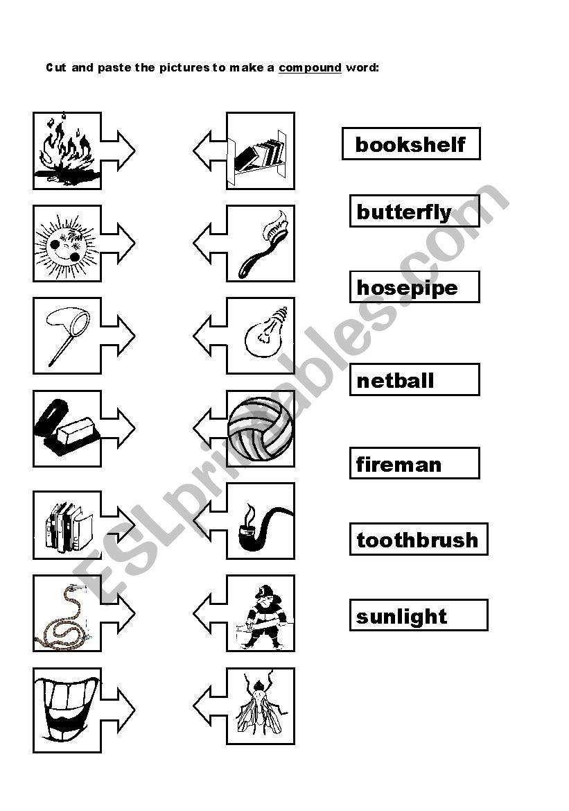 compoundwords worksheet