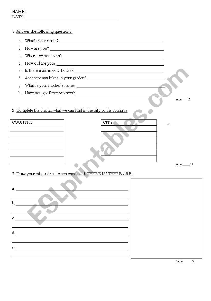 worsheet worksheet