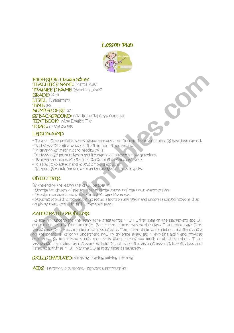 London worksheet