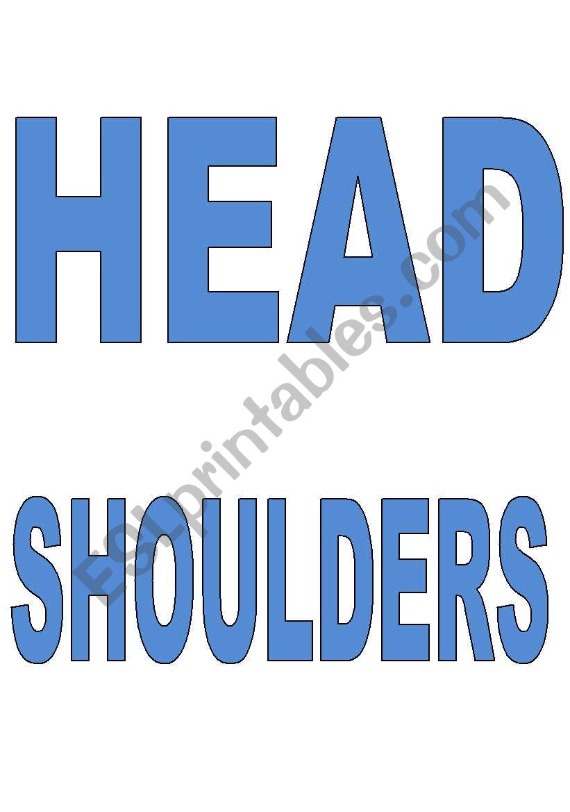 head shoulders worksheet