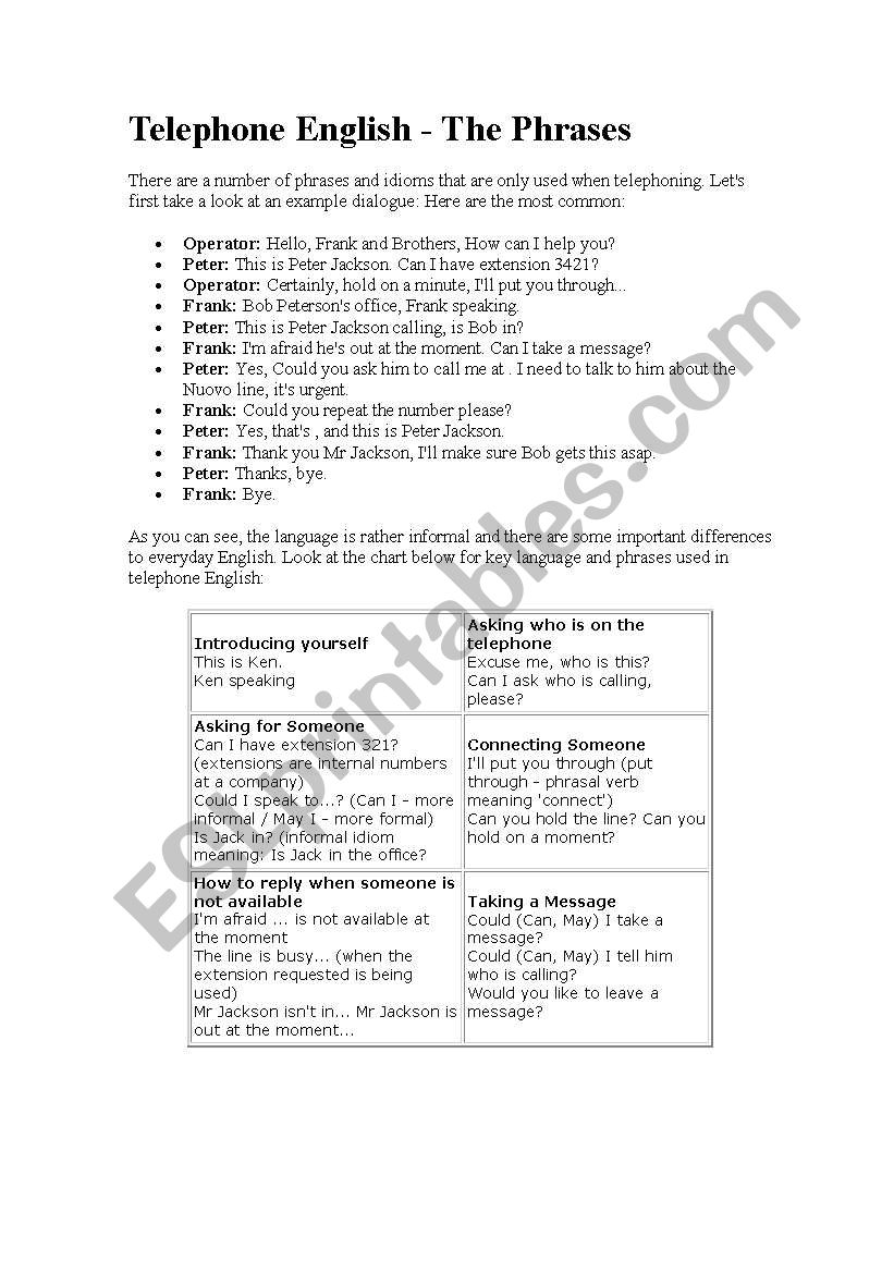 Making Presentations worksheet