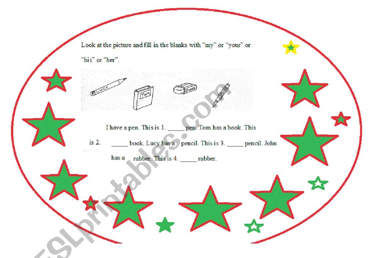 PRONOUN EXERCISE worksheet