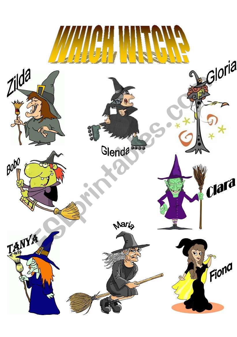 Which Witch? worksheet