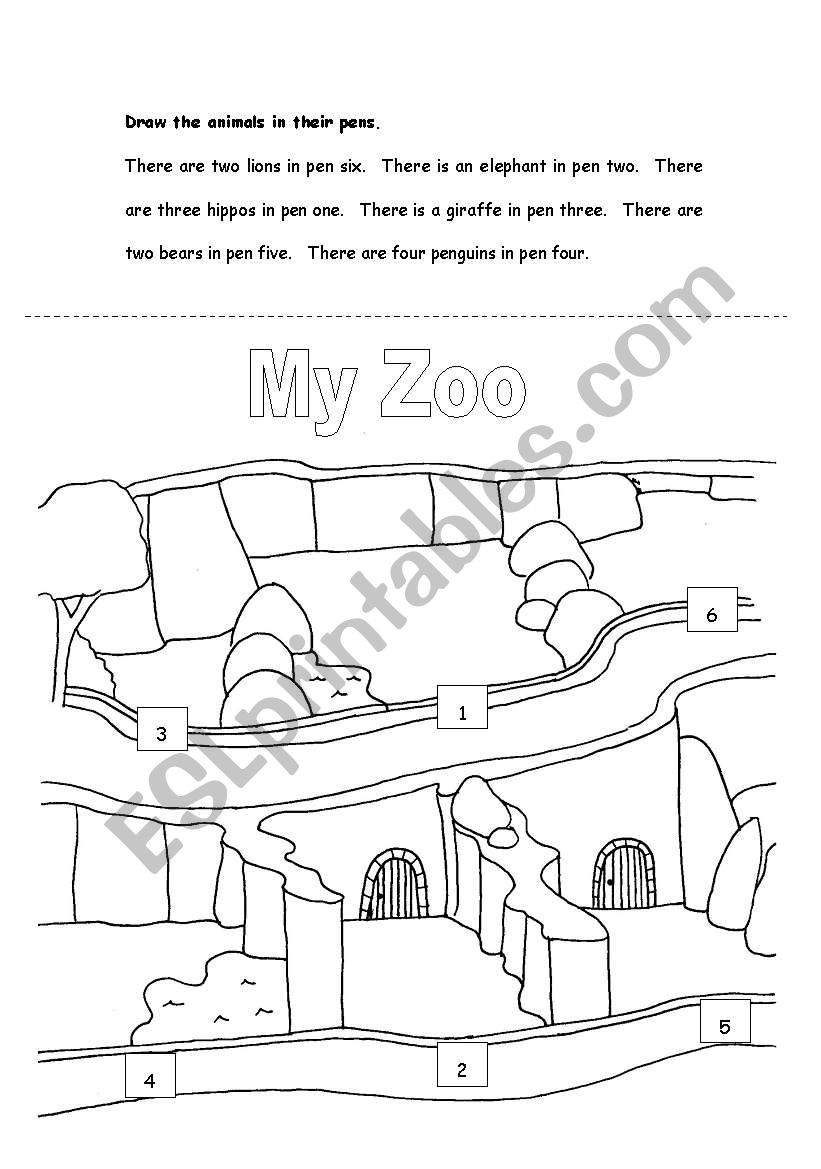 Zoo Animals worksheet