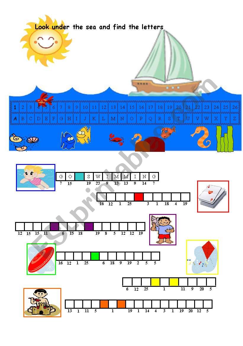 HOLIDAY CRYPTOGRAM worksheet