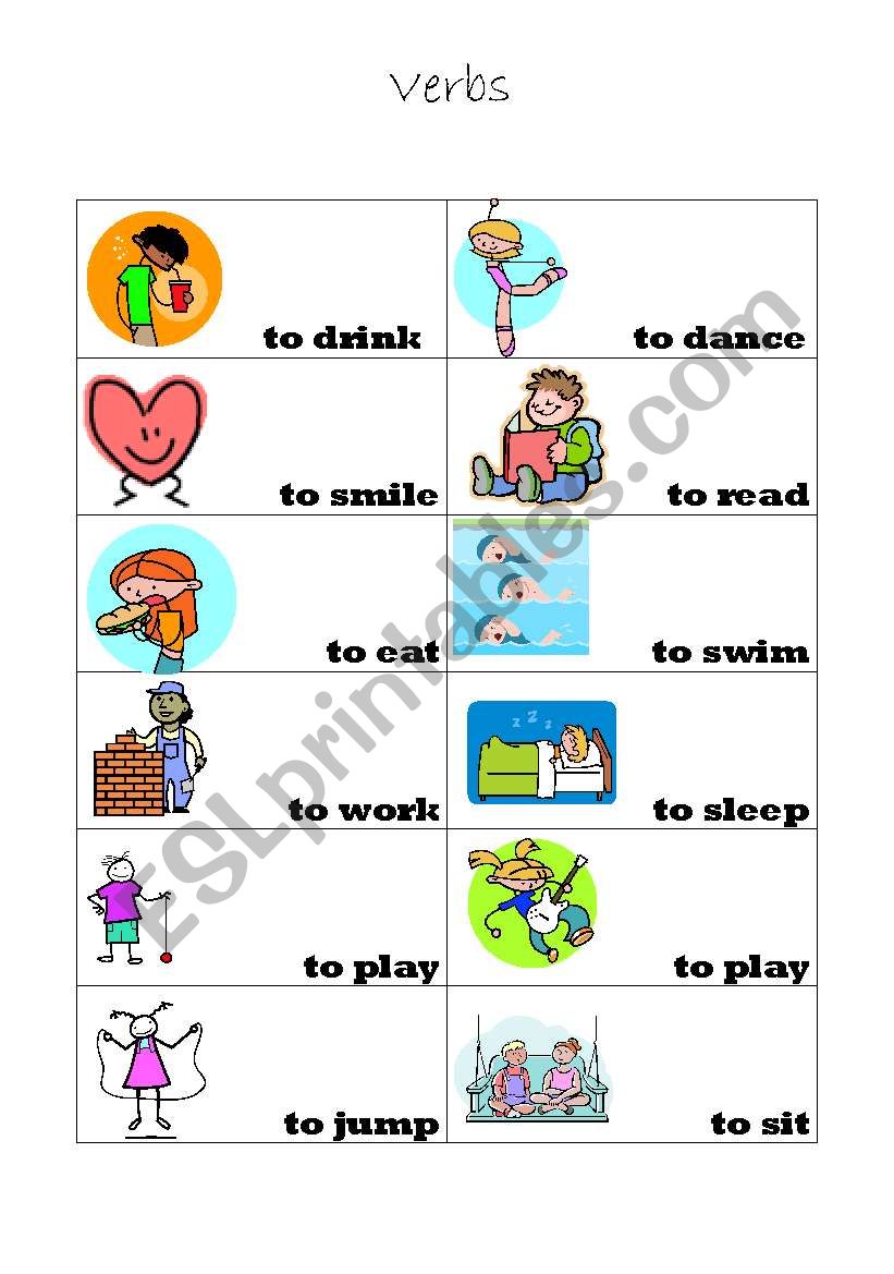 Verbs worksheet