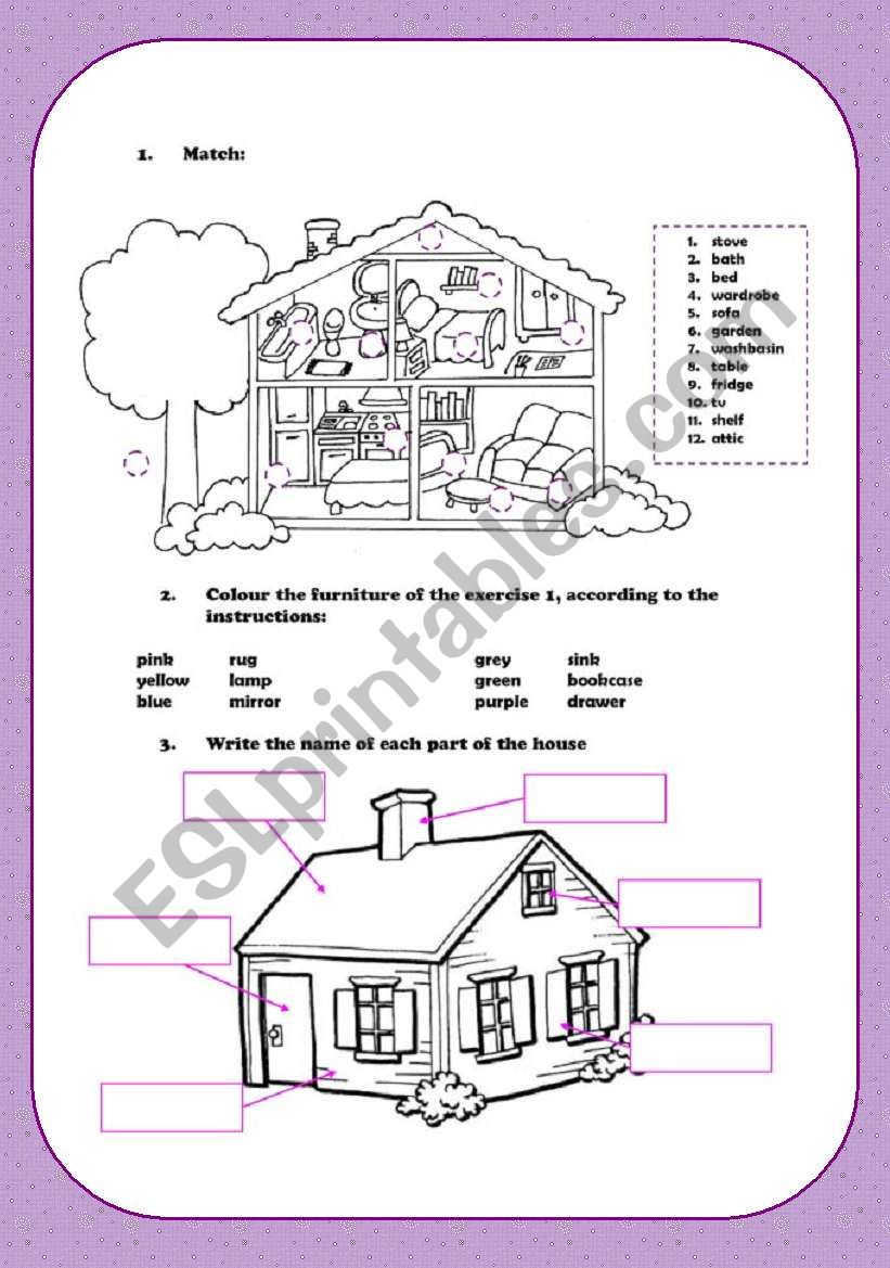 house reuploaded worksheet