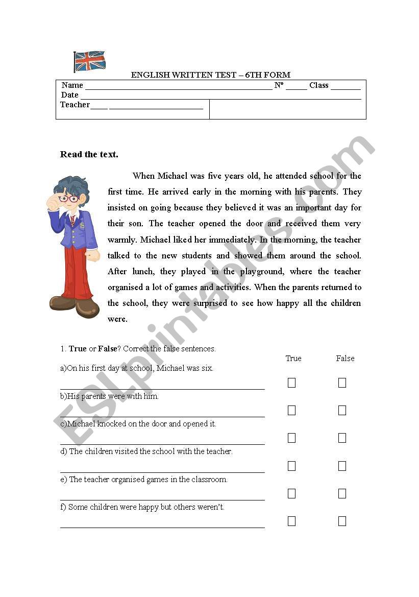 simple past - regular verbs worksheet