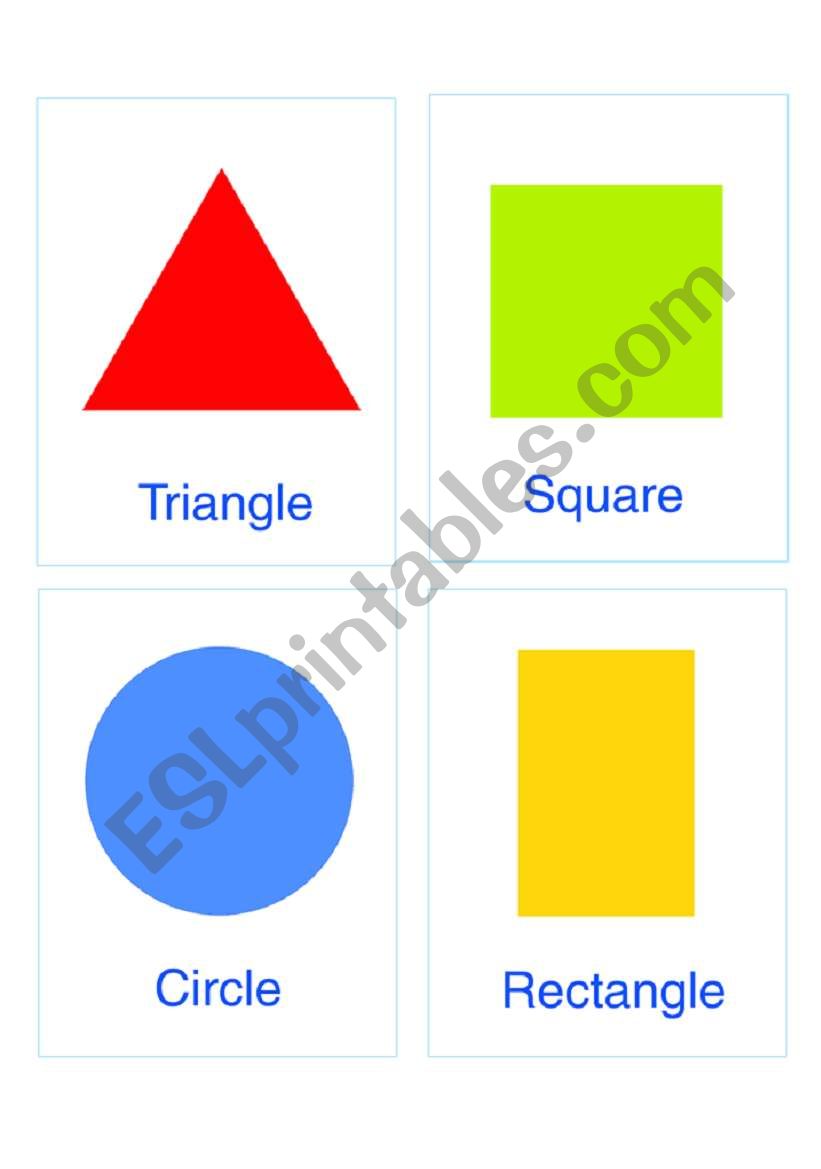 Shapes worksheet