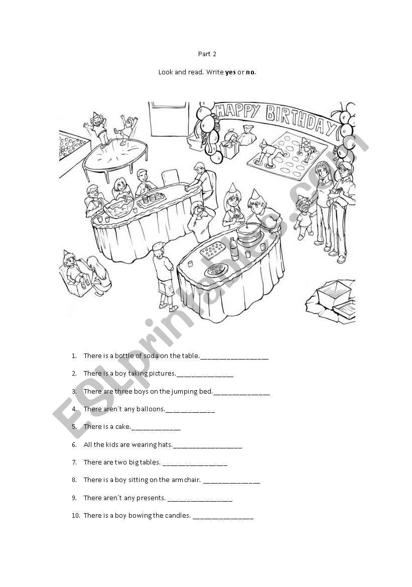 Starters exercises worksheet