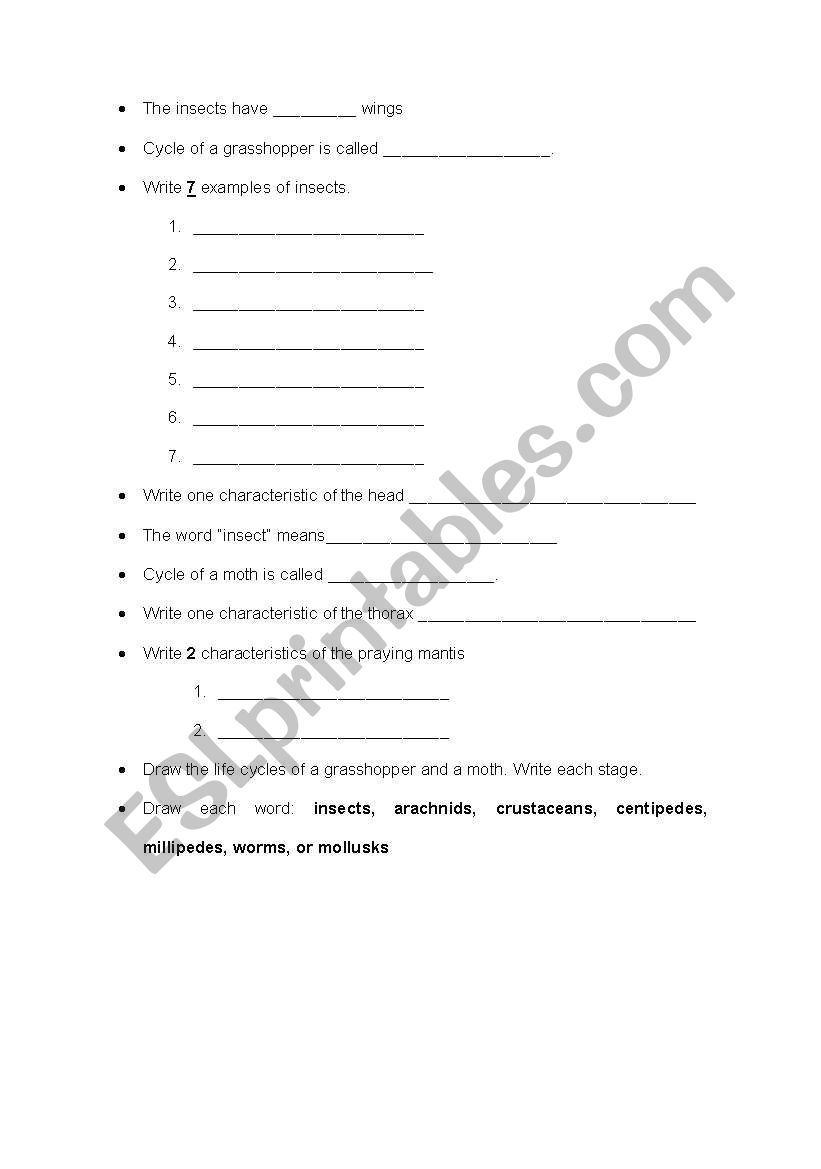 science practice worksheet
