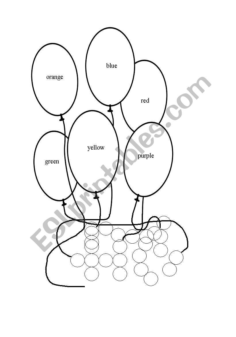 Colour and crossword worksheet