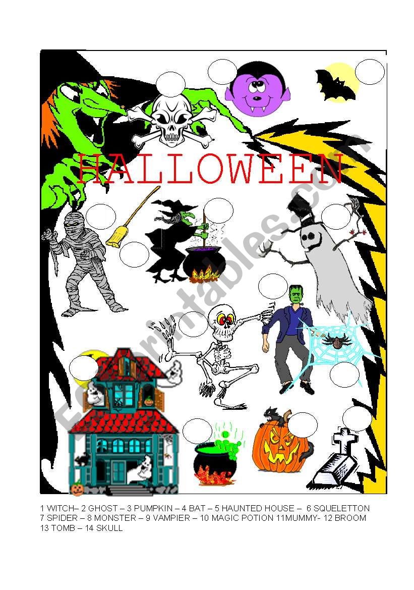 HALLOWEEN worksheet