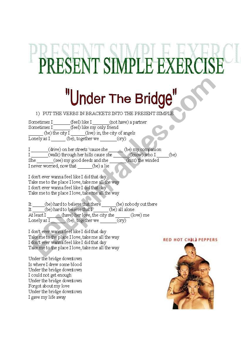 present  and past simple exercise