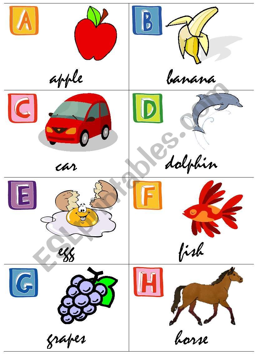 Alphabet Mini-book worksheet