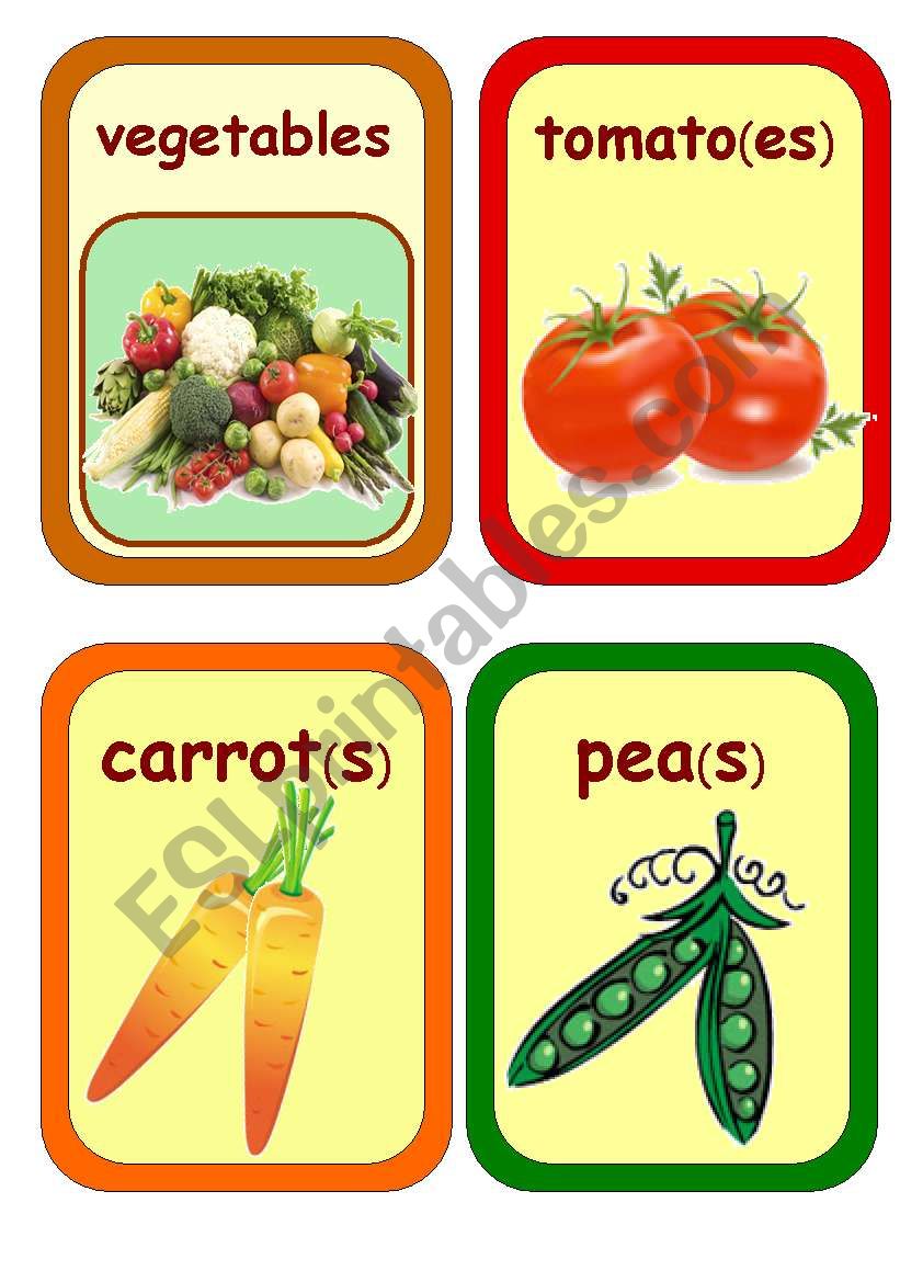 Fruits, Vegetables, Fastfood, Snacks & Drinks 3-9