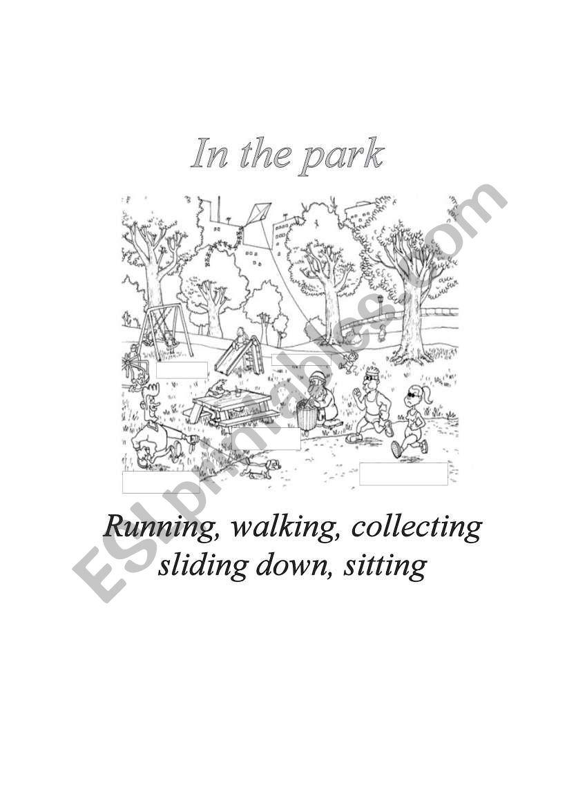 In the park worksheet