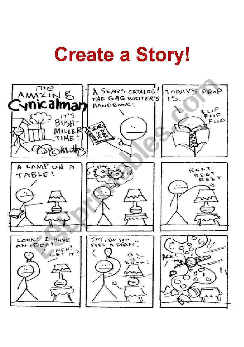 Create a Story! worksheet