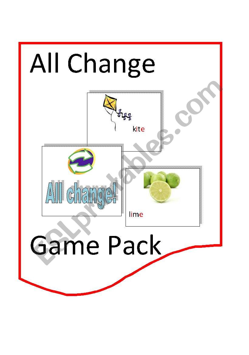 All Change! worksheet