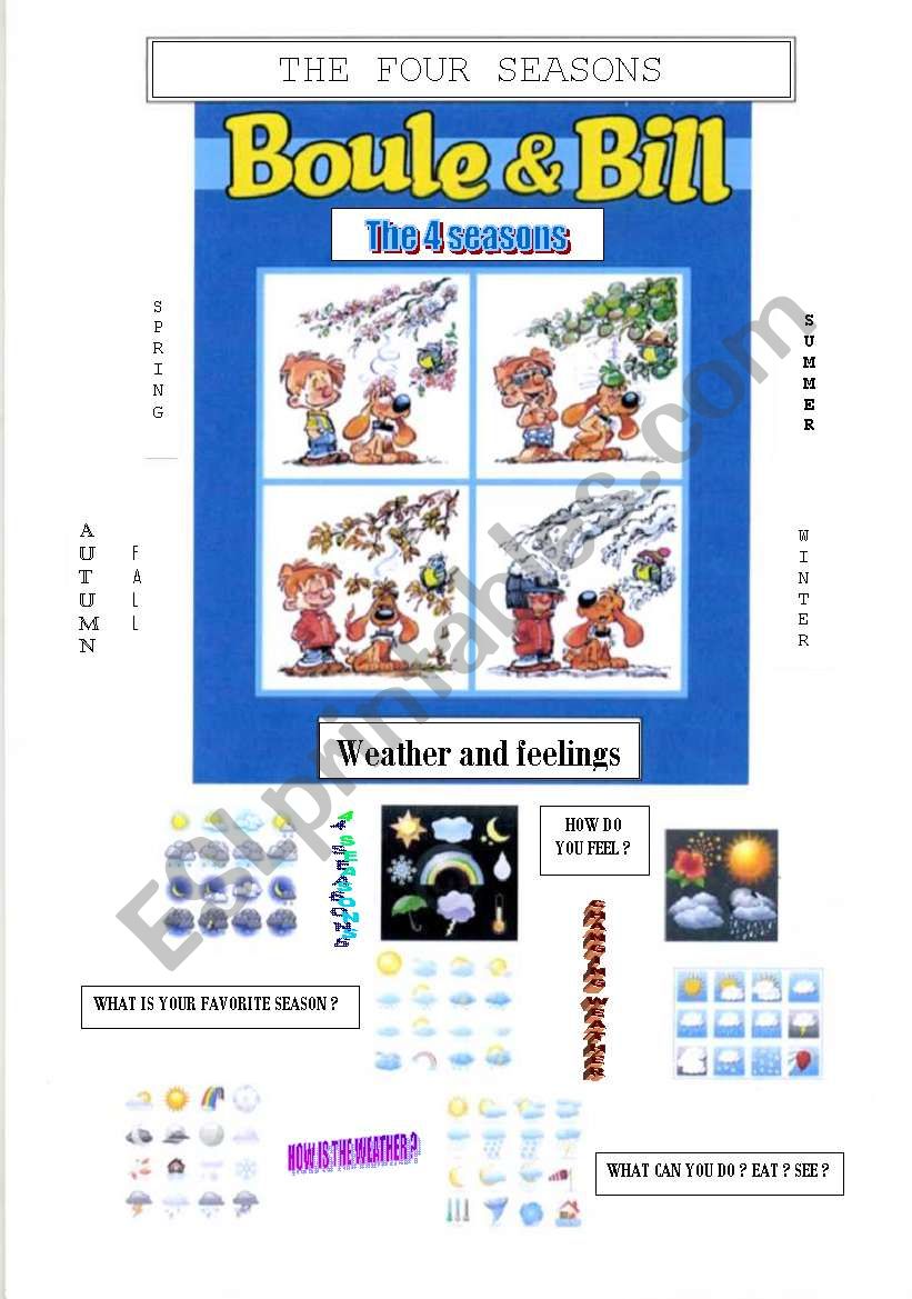 the 4 seasons worksheet