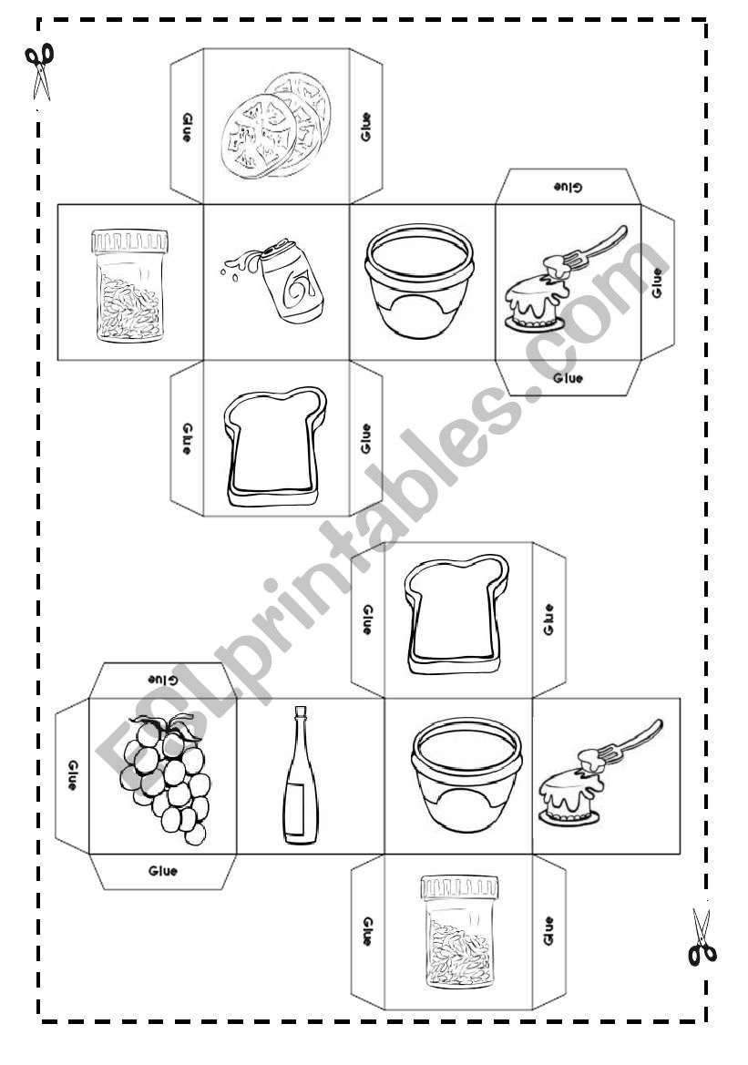 There is / There are; quantities DICE - FULLY EDITABLE