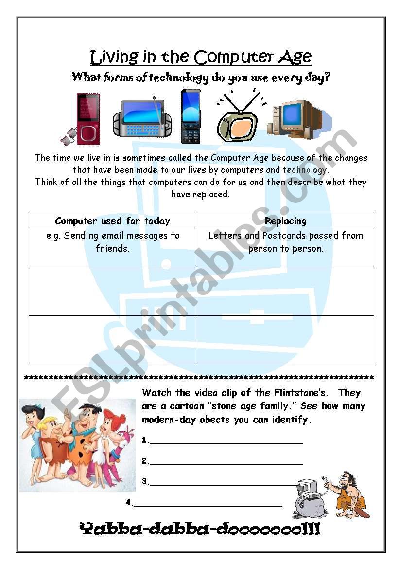 Stone Age vs. Computer Age Part 2