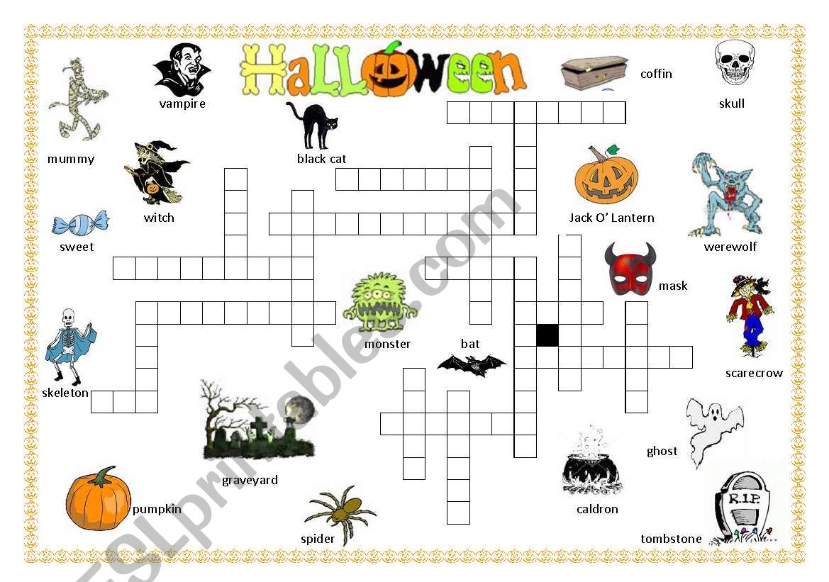 Halloween  worksheet