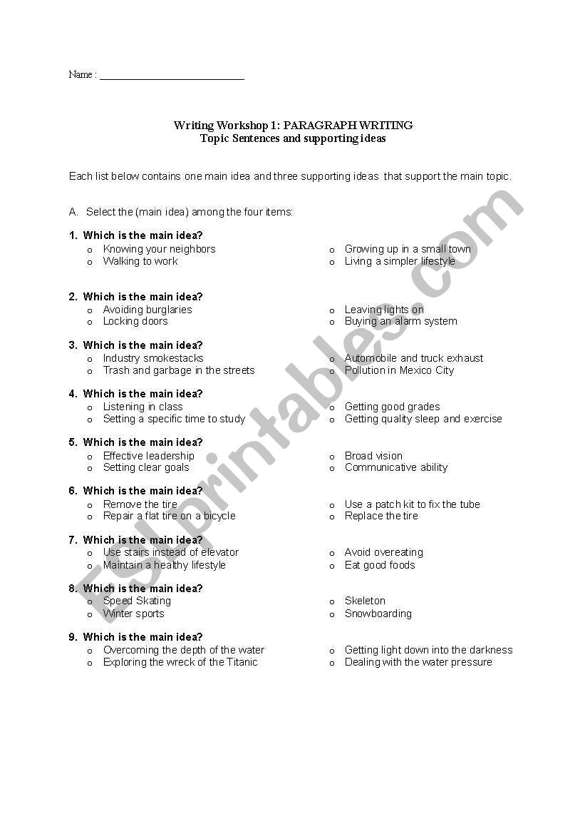 topic-sentences-main-idea-topic-sentence-practice-esl-worksheet-by-quinoakid