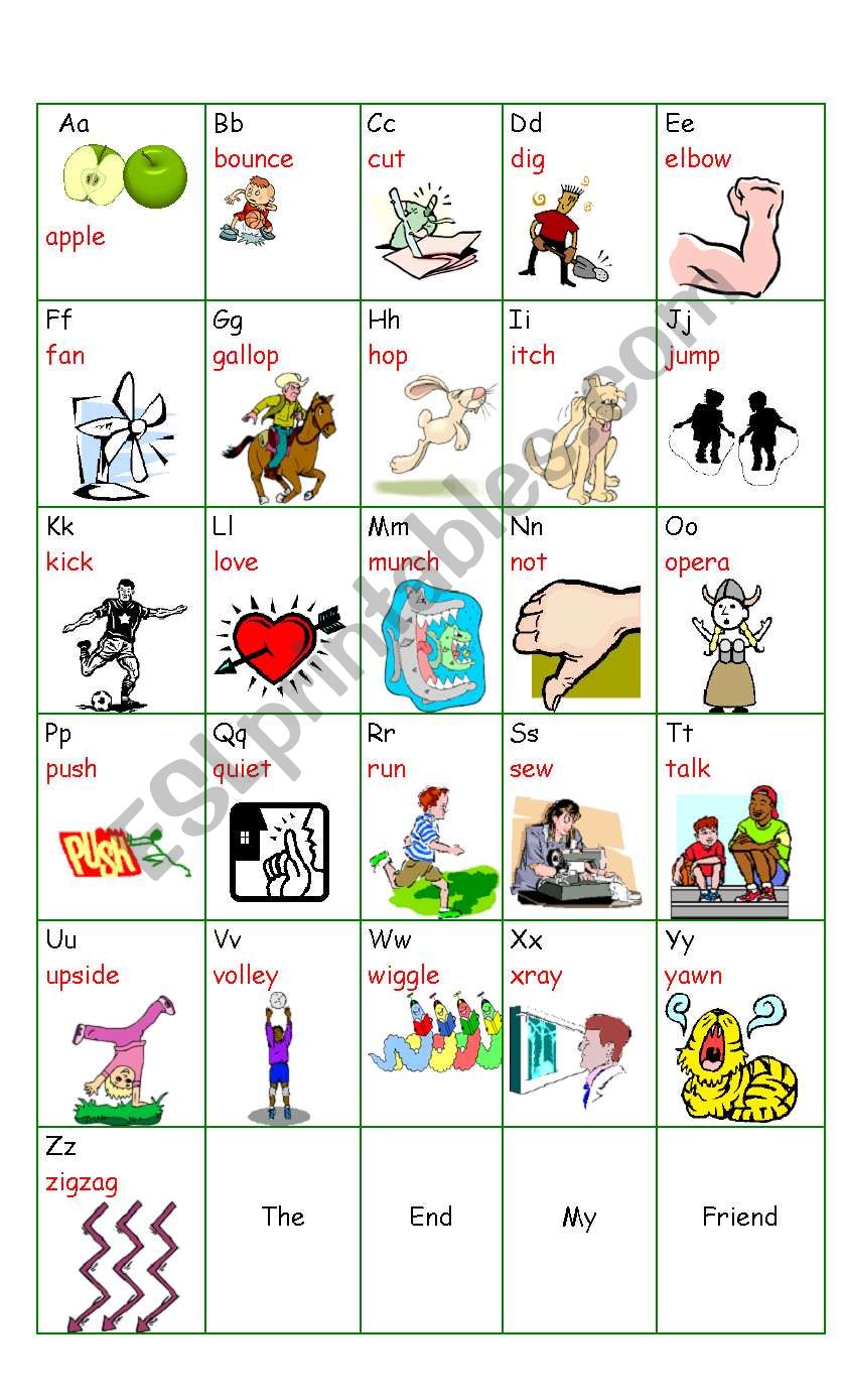 ABC Initial sounds and pictures