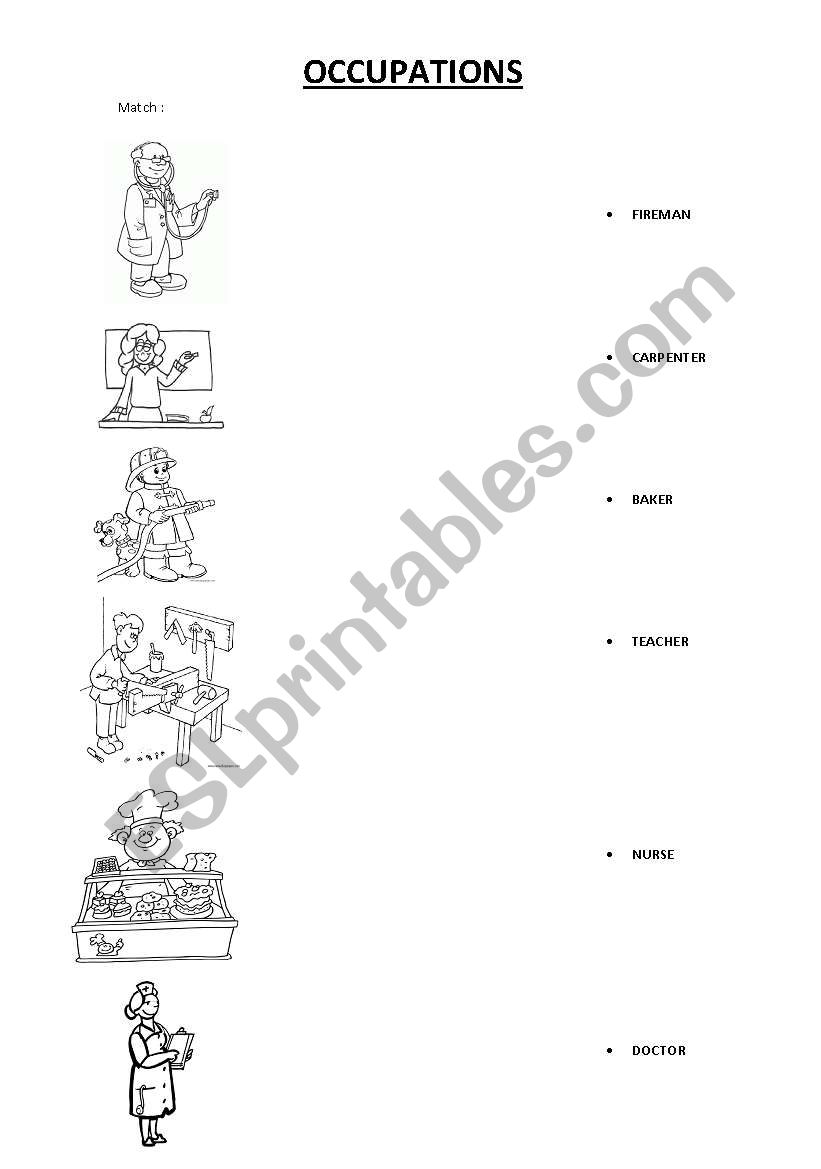 jobs worksheet