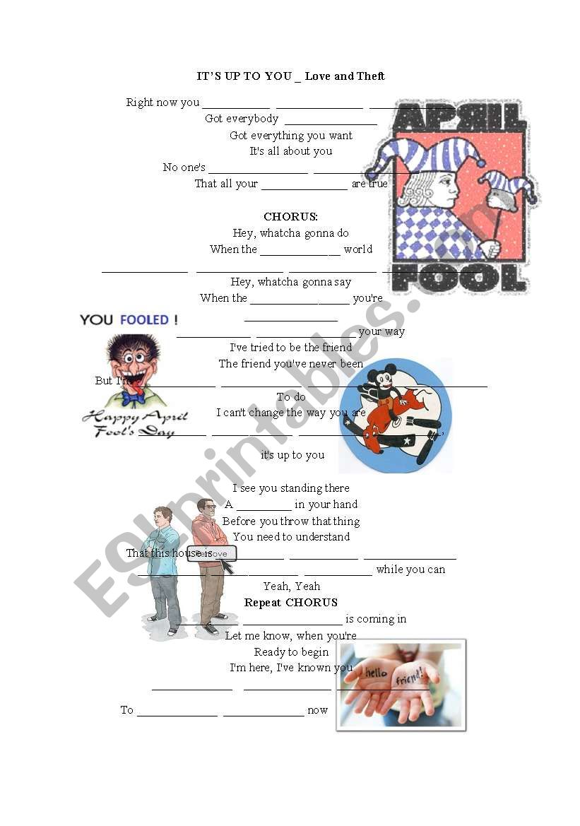 fool worksheet