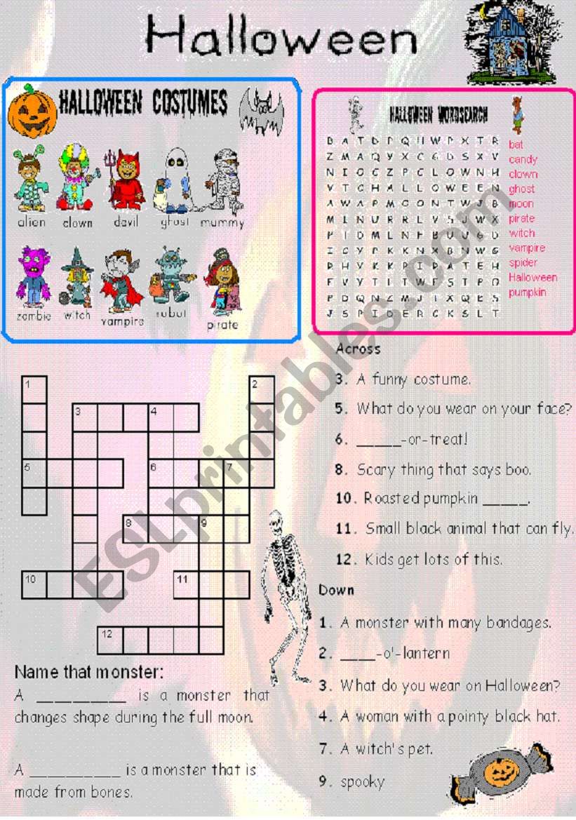 Halloween Fun worksheet