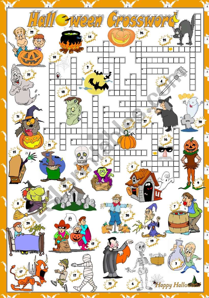 HALLOWEEN - Crossword worksheet