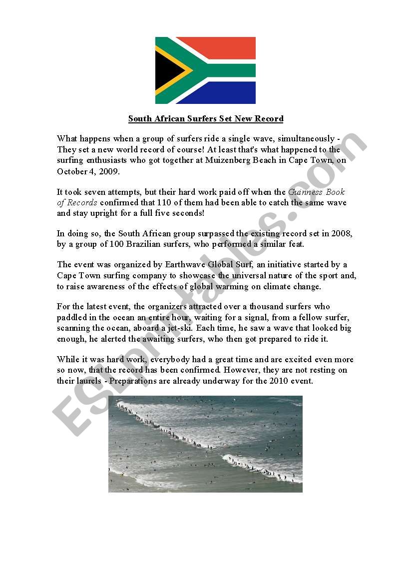 5 W´s  worksheet