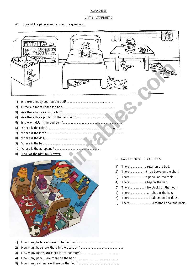 Prepositions worksheet