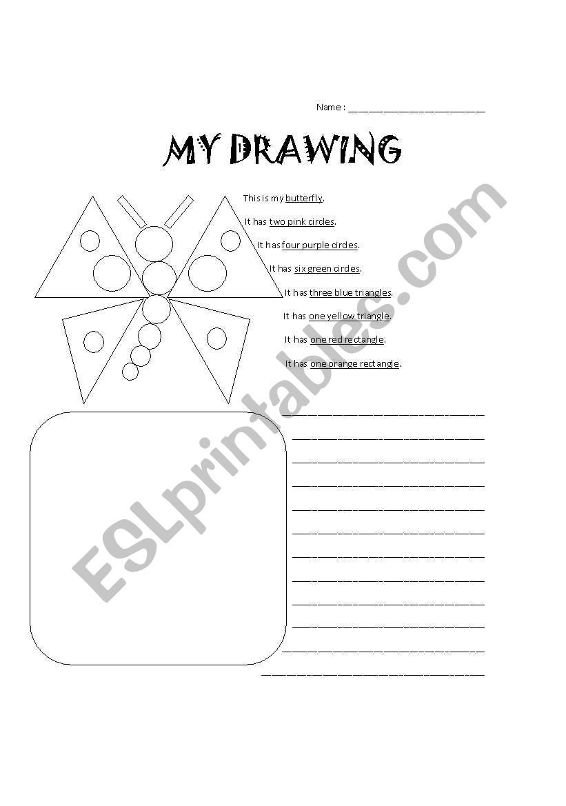 my drawing worksheet