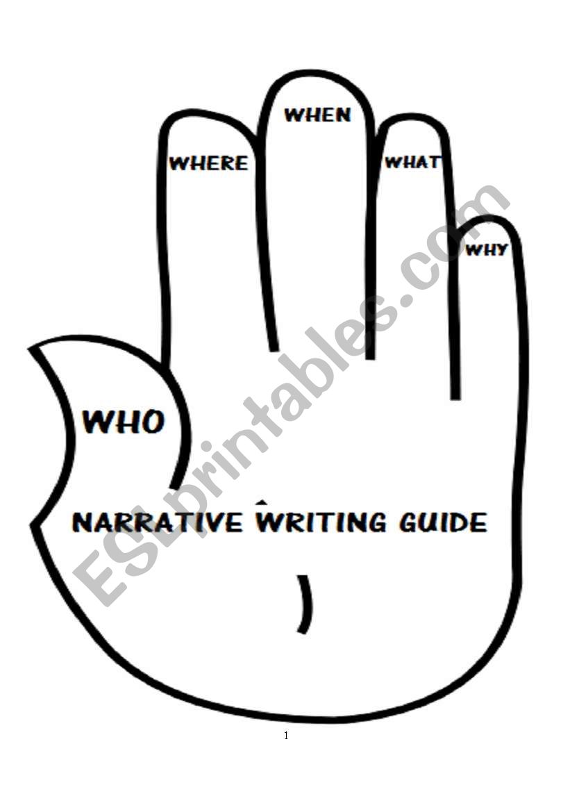 narrative writing guide worksheet