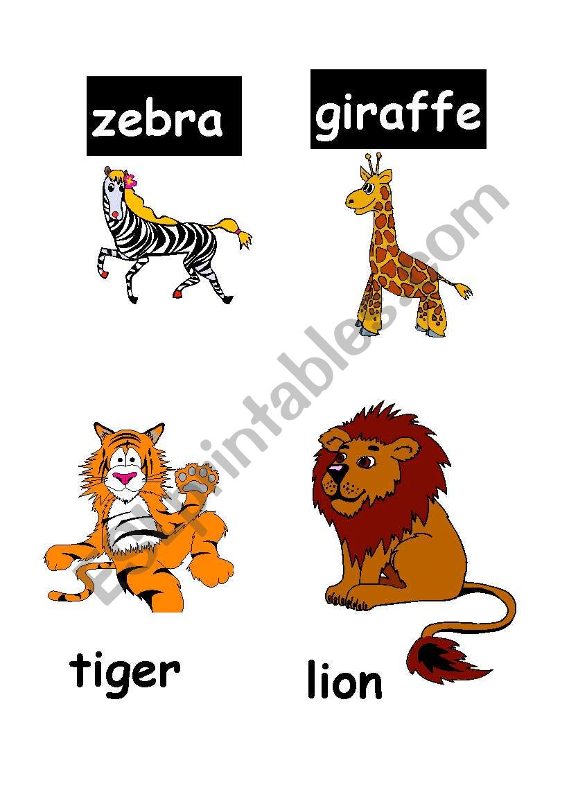 animal worksheet