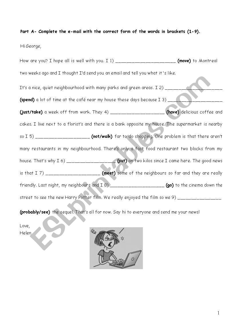 revision of present and past tenses + must,mustnt and neednt