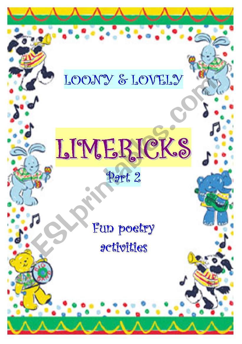 LIMERICKS, part 2 - synonyms practice through fun poetry