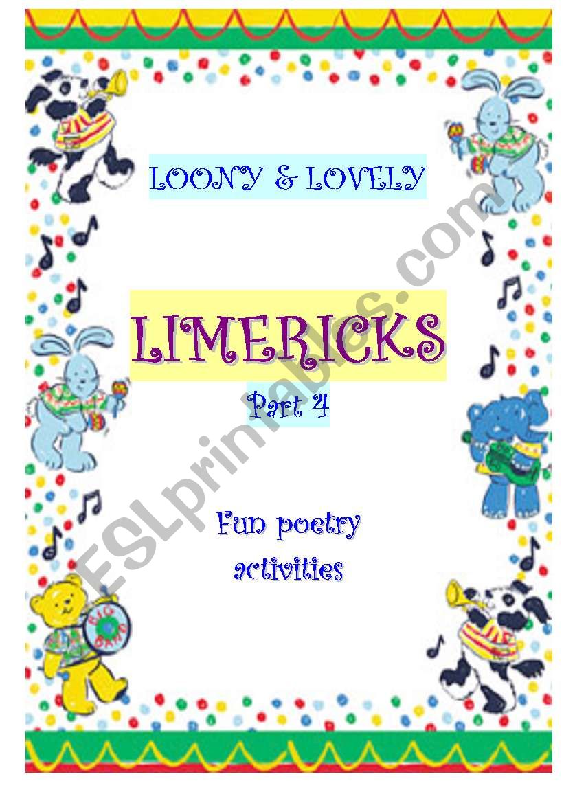 LIMERICKS, part 4 - funny limerick story for the third conditional