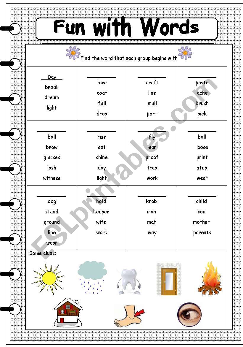 fun with words 10 worksheet