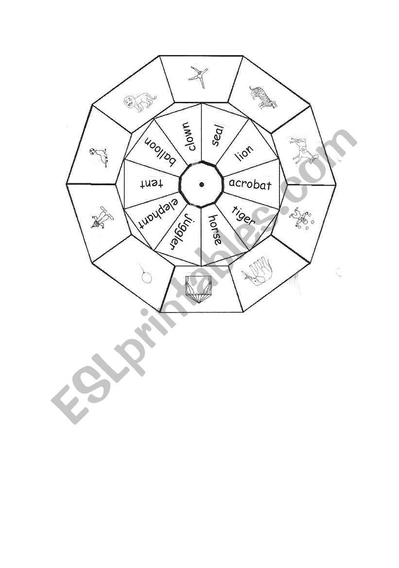 CIRCUS WHEEL worksheet