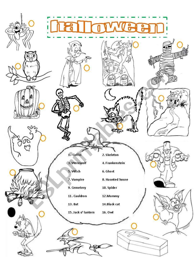 HALLOWEEN worksheet