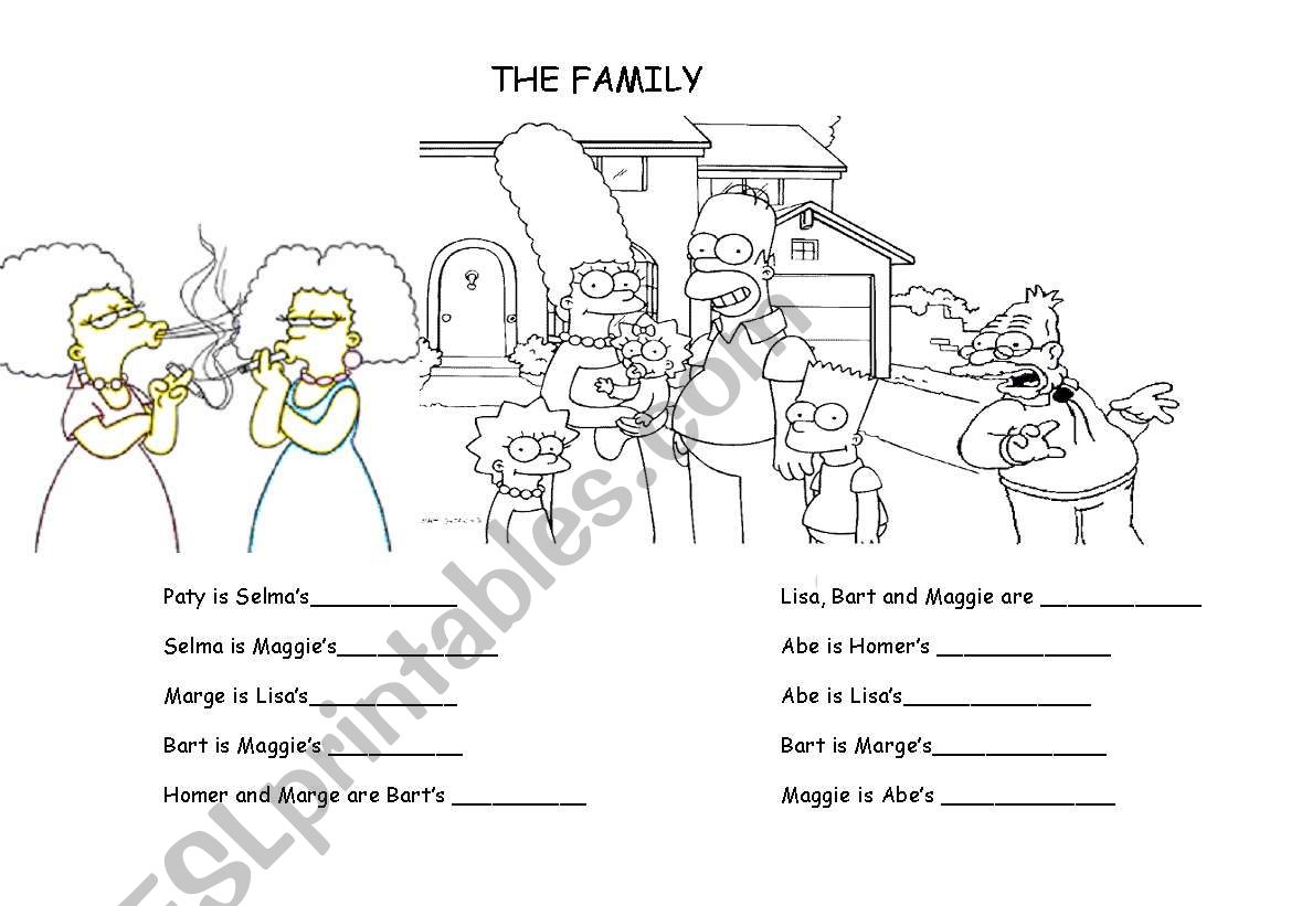 the family worksheet